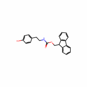 (9H-fluoren-9-yl)methyl N-[2-(4-hydroxyphenyl)ethyl]carbamate