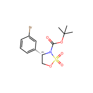 (S)-3-BOC-4-(3-BROMOPHENYL)-1,2,3-OXATHIAZOLIDINE 2,2-DIOXIDE