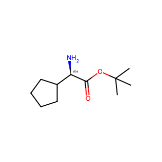 tert-butyl (2R)-2-amino-2-cyclopentylacetate