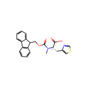 (S)-2-((((9H-Fluoren-9-yl)methoxy)carbonyl)(methyl)amino)-3-(thiazol-4-yl)propanoic acid
