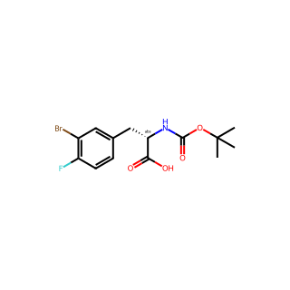 (S)-3-(3-Bromo-4-fluorophenyl)-2-((tert-butoxycarbonyl)amino)propanoic acid