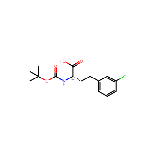 (S)-2-((tert-butoxycarbonyl)amino)-4-(3-chlorophenyl)butanoic acid