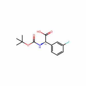 (R)-2-((tert-butoxycarbonyl)amino)-2-(3-fluorophenyl)acetic acid