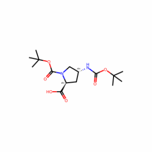(2S,4R)-1-[(tert-butoxy)carbonyl]-4-{[(tert-butoxy)carbonyl]amino}pyrrolidine-2-carboxylic acid