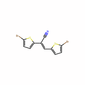 (E)-2,3-Bis(5-bromothiophen-2-yl)acrylonitrile