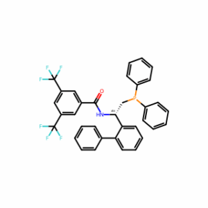 (S)-N-(1-([1,1′-Biphenyl]-2-yl)-2-(diphenylphosphanyl)ethyl)-3,5-bis(trifluoromethyl)benzamide