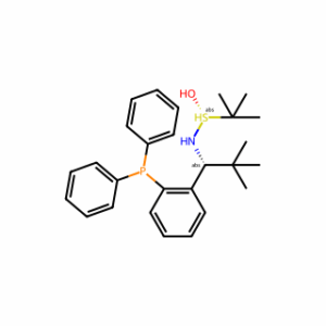 (R)-N-((R)-1-(2-(Diphenylphosphaneyl)phenyl)-2,2-dimethylpropyl)-2-methylpropane-2-sulfinamide