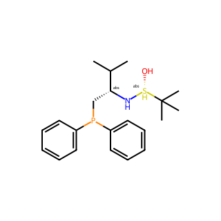 (R)-N-((S)-1-(Diphenylphosphanyl)-3-methylbutan-2-yl)-2-methylpropane-2-sulfinamide