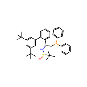 (R)-N-((S)-1-(3′,5′-Di-tert-butyl-[1,1′-biphenyl]-2-yl)-2-(diphenylphosphanyl)ethyl)-2-methylpropane-2-sulfinamide