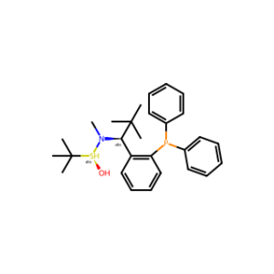(R)-N-((R)-1-(2-(Diphenylphosphanyl) phnyl)-2,2-dimethylpropyl)-N,2-dimethylpropane-2-sulfinamide, 9
