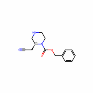 Benzyl (S)-2-(cyanomethyl)piperazine-1-carboxylate