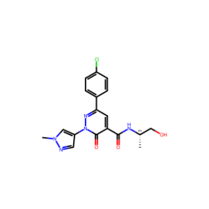 (S)-6-(4-Chlorophenyl)-N-(1-hydroxypropan-2-yl)-2-(1-methyl-1H-pyrazol-4-yl)-3-oxo-2,3-dihydropyridazine-4-carboxamide