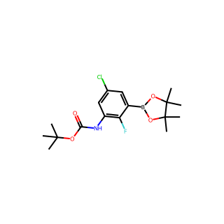 Tert-Butyl (5-Chloro-2-Fluoro-3-(4,4,5,5-Tetramethyl-1,3,2-Dioxaborolan-2-Yl)Phenyl)Carbamate