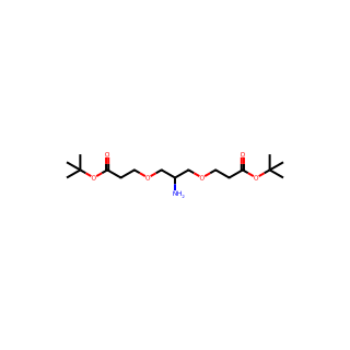 Di-tert-butyl 3,3′-((2-aminopropane-1,3-diyl)bis(oxy))dipropionate