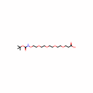 3,6,9,12,15-Pentaoxa-2-azaoctadecanedioic acid, 1-(1,1-dimethylethyl) ester