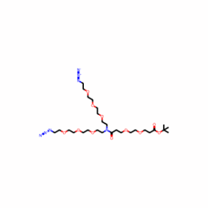 tert-Butyl 1-azido-12-(2-(2-(2-(2-azidoethoxy)ethoxy)ethoxy)ethyl)-13-oxo-3,6,9,16,19-pentaoxa-12-azadocosan-22-oate