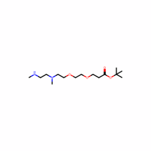 tert-Butyl 5-methyl-8,11-dioxa-2,5-diazatetradecan-14-oate