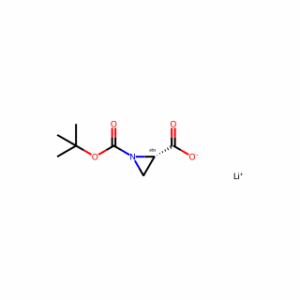 (2S)-1-tert-butoxycarbonylaziridine-2-carboxylic acid lithium salt