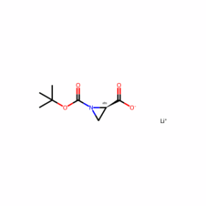 (2R)-1-tert-butoxycarbonylaziridine-2-carboxylic acid lithium salt