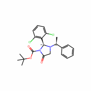 Tert-Butyl (S)-2-(2,6-Dichlorophenyl)-5-Oxo-3-[(S)-1-Phenylethyl]Imidazolidine-1-Carboxylate