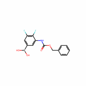 (3-{[(Benzyloxy)carbonyl]amino}-4,5-difluorophenyl)boronic acid