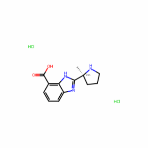 (R)-2-(2-Methyl-2-pyrrolidinyl)-1H-benzimidazole-4-carboxylicAcidDihydrochloride