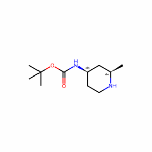 tert-butyl rac-[(2R,4R)-2-methyl-4-piperidinyl]carbamate