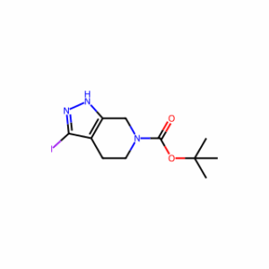 tert-Butyl 3-iodo-1,4,5,7-tetrahydro-6H-pyrazolo[3,4-c]pyridine-6-carboxylate
