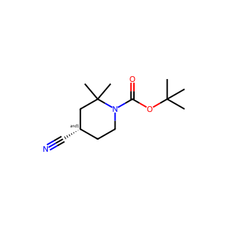 tert-butyl 4-cyano-2,2-dimethylpiperidine-1-carboxylate