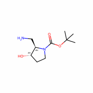 tert-butyl (2R,3S)-2-(aminomethyl)-3-hydroxypyrrolidine-1-carboxylate