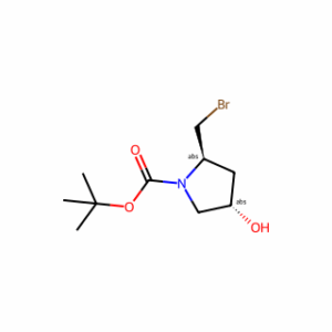 tert-butyl (2R,4S)-2-(bromomethyl)-4-hydroxypyrrolidine-1-carboxylate