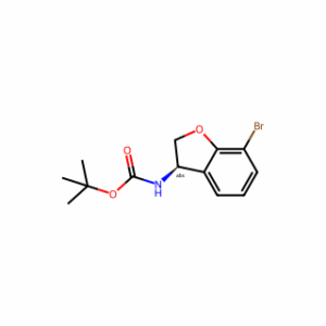 tert-butyl N-[(3R)-7-bromo-2,3-dihydro-1-benzofuran-3-yl]carbamate
