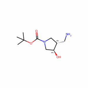 tert-Butyl (3S,4R)-3-(aminomethyl)-4-hydroxypyrrolidine-1-carboxylate
