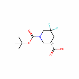 (3S)-1-[(tert-butoxy)carbonyl]-5,5-difluoropiperidine-3-carboxylic acid