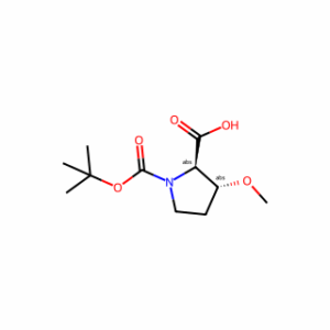 (2R,3R)-1-(tert-Butoxycarbonyl)-3-methoxypyrrolidine-2-carboxylic acid