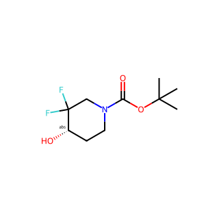 tert-butyl (4S)-3,3-difluoro-4-hydroxypiperidine-1-carboxylate