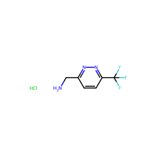 (6-(Trifluoromethyl)pyridazin-3-yl)methanamine hydrochloride