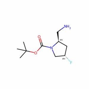 tert-butyl (2R,4S)-2-(aminomethyl)-4-fluoropyrrolidine-1-carboxylate