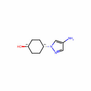 trans-4-(4-amino-1H-pyrazol-1-yl)cyclohexan-1-ol