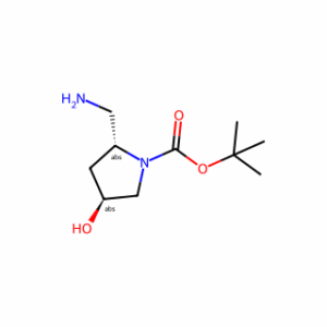 tert-butyl (2R,4S)-2-(aminomethyl)-4-hydroxypyrrolidine-1-carboxylate