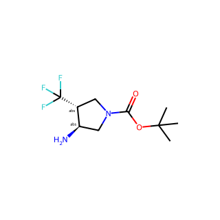 tert-butyl trans-3-amino-4-(trifluoromethyl)pyrrolidine-1-carboxylate