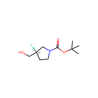 tert-butyl (3R)-3-fluoro-3-(hydroxymethyl)pyrrolidine-1-carboxylate