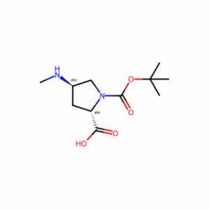 (2S,4R)-1-[(tert-Butoxy)carbonyl]-4-(methylamino)pyrrolidine-2-carboxylic acid