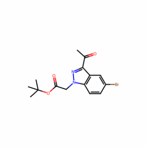 tert-Butyl 2-(3-acetyl-5-bromo-1H-indazol-1-yl)acetate