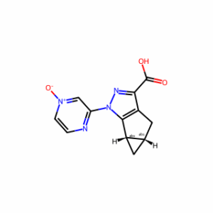 (2S,4S)-9-(4-oxidopyrazin-4-ium-2-yl)-8,9-diazatricyclo[4.3.0.0²⁴]nona-1(6),7-diene-7-carboxylic acid