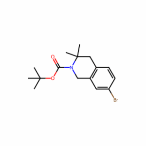 tert-butyl 7-bromo-3,3-dimethyl-1,4-dihydroisoquinoline-2-carboxylate