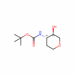 tert-butyl N-[(3R,4S)-3-hydroxytetrahydropyran-4-yl]carbamate