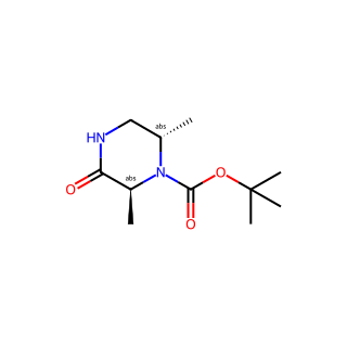 tert-butyl (2S,6S)-2,6-dimethyl-3-oxo-piperazine-1-carboxylate