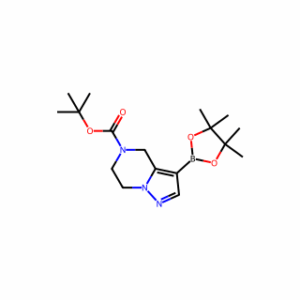 tert-butyl 3-(tetramethyl-1,3,2-dioxaborolan-2-yl)-4H,5H,6H,7H-pyrazolo[1,5-a]pyrazine-5-carboxylate