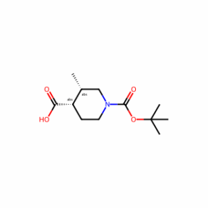 (3S,4S)-1-[(tert-butoxy)carbonyl]-3-methylpiperidine-4-carboxylic acid